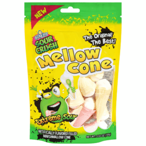 Ricky Joy Mellow Cone Xtreme Sour Marshmallow 3.53oz 9ct